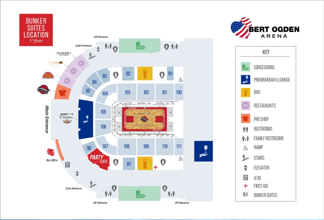 Bunker Suites | Bert Ogden Arena